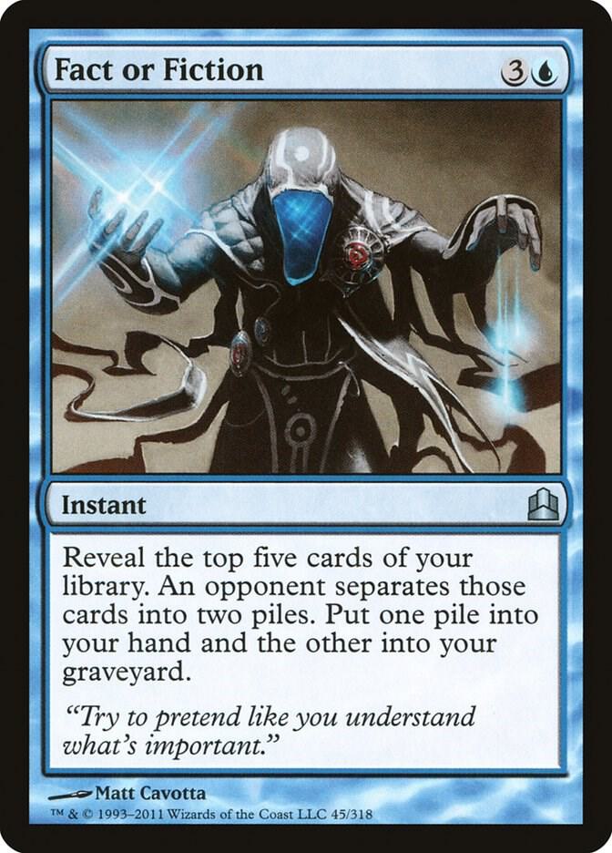 Fact or Fiction 45 card from Commander