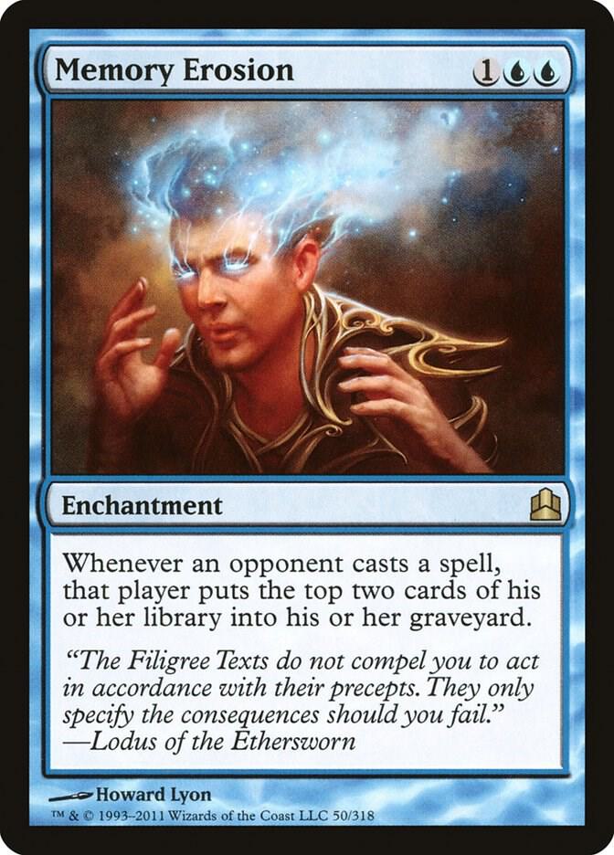 Memory Erosion 50 card from Commander