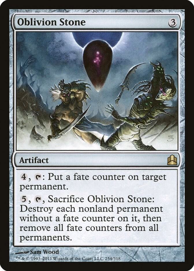 Oblivion Stone 254 card from Commander