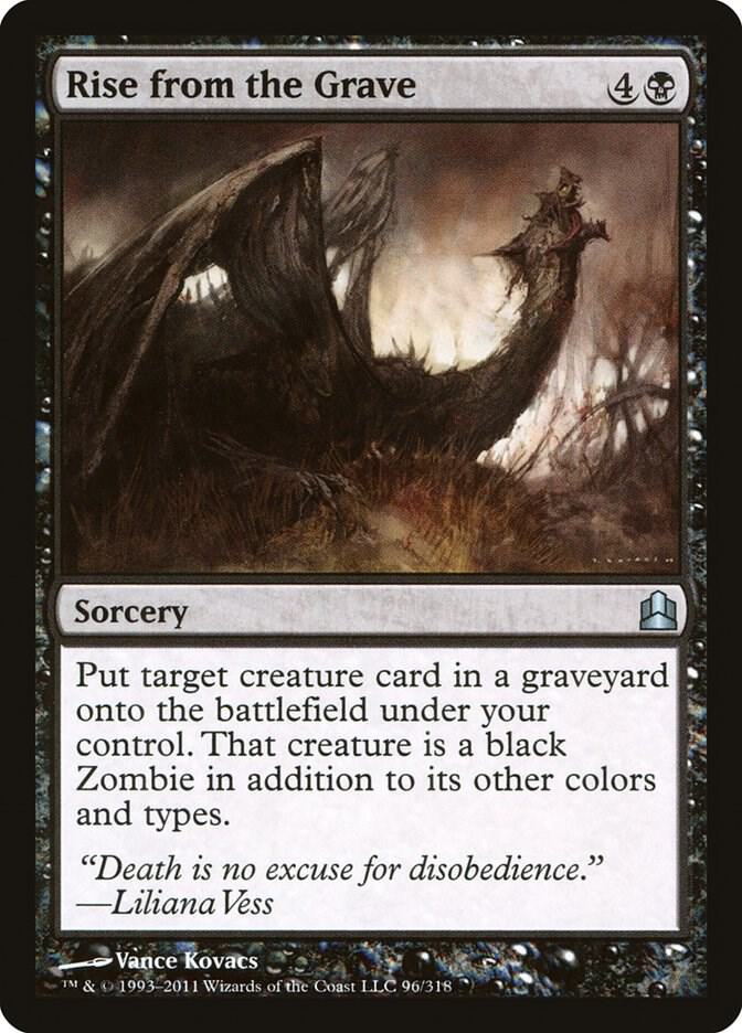 Rise from the Grave 96 card from Commander