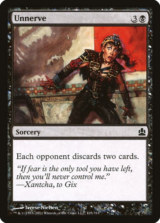 Unnerve 105 card from Commander