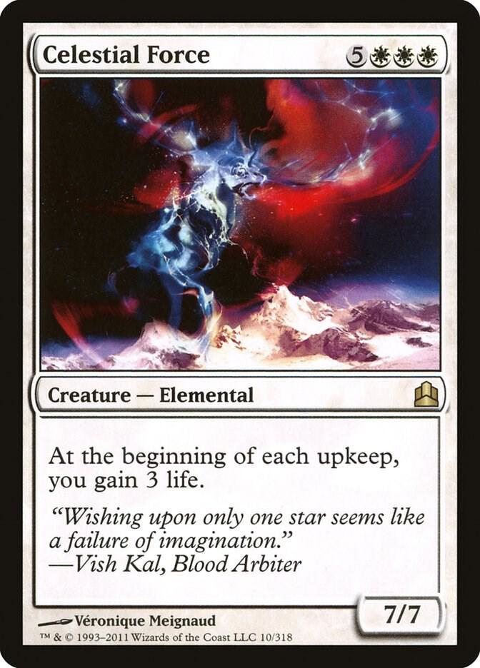 Celestial Force 10 card from Commander