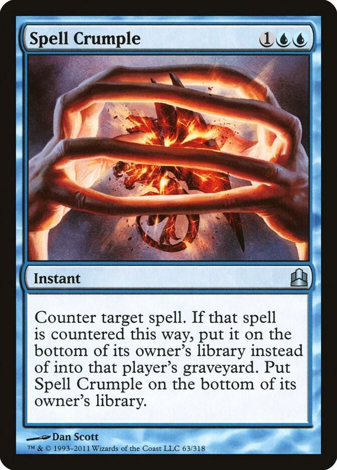 Spell Crumple 63 card from Commander