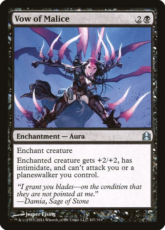 Vow of Malice 107 card from Commander