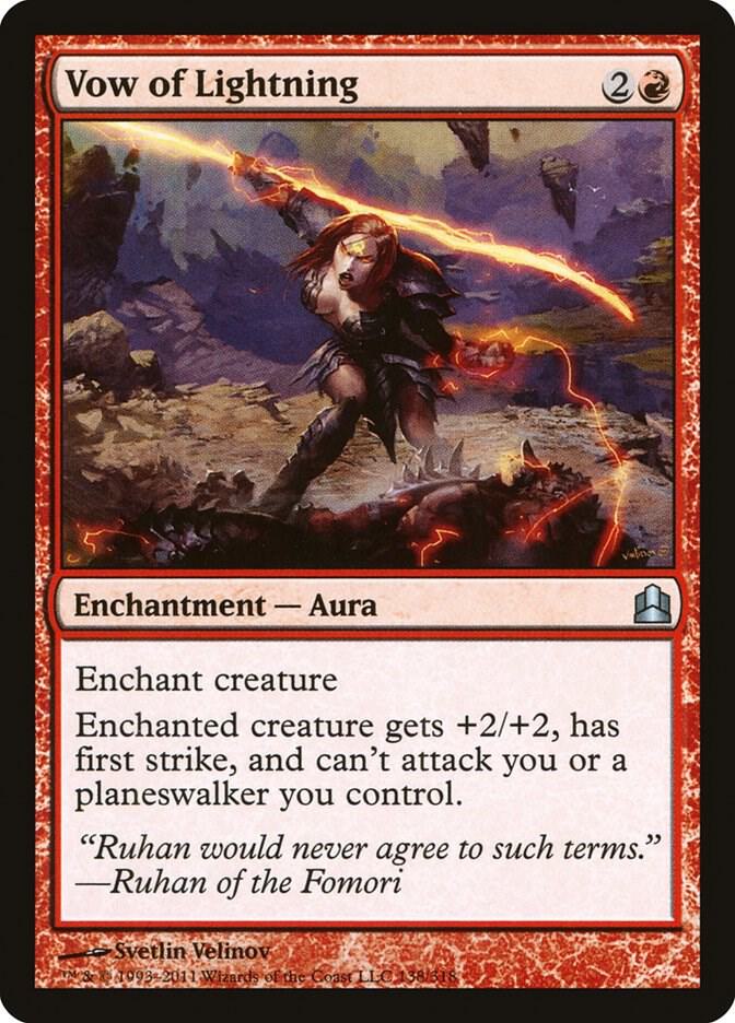 Vow of Lightning 138 card from Commander