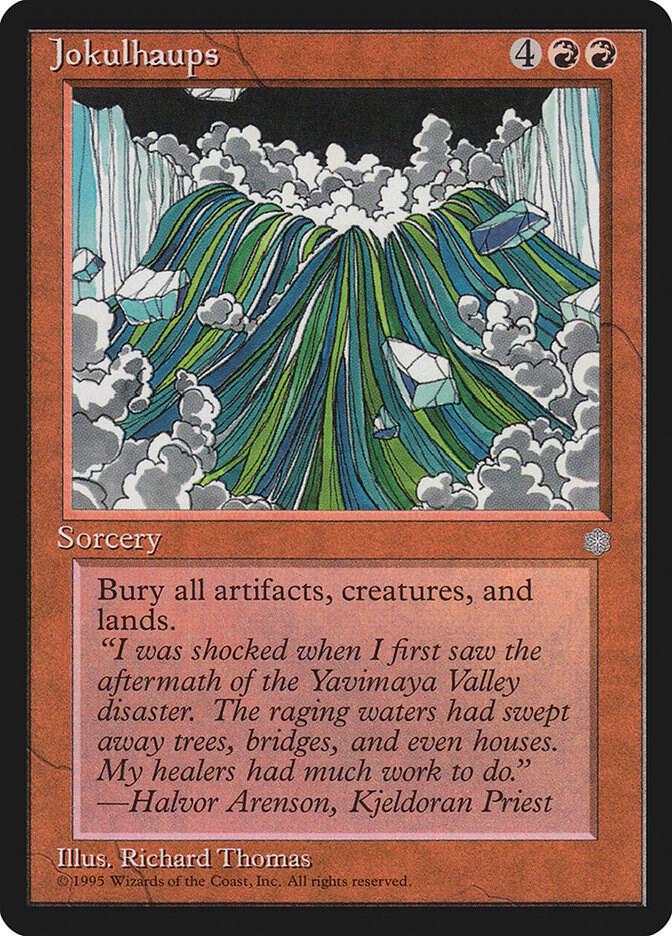Jokulhaups card from Ice Age