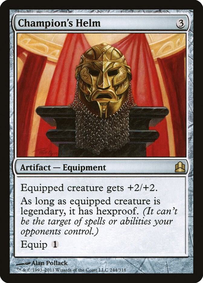 Champion's Helm 244 card from Commander