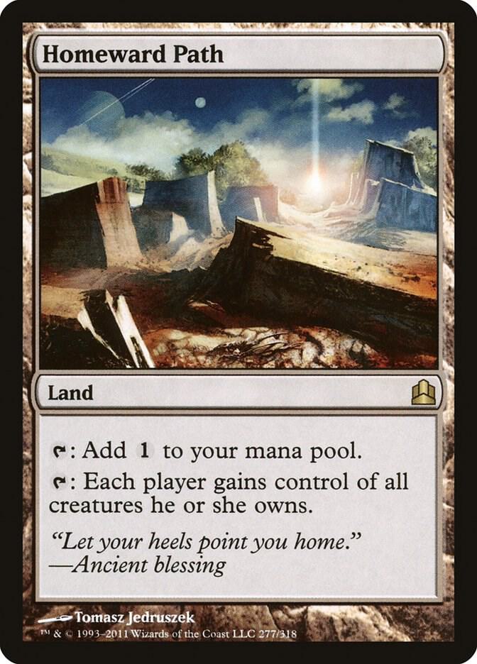 Homeward Path 277 card from Commander