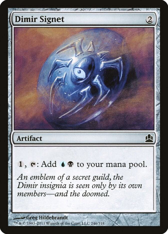 Dimir Signet 246 card from Commander