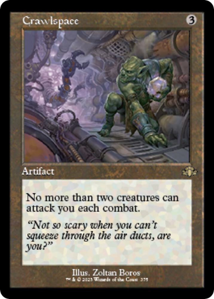 Crawlspace (Retro Frame) 375 card from Dominaria Remastered