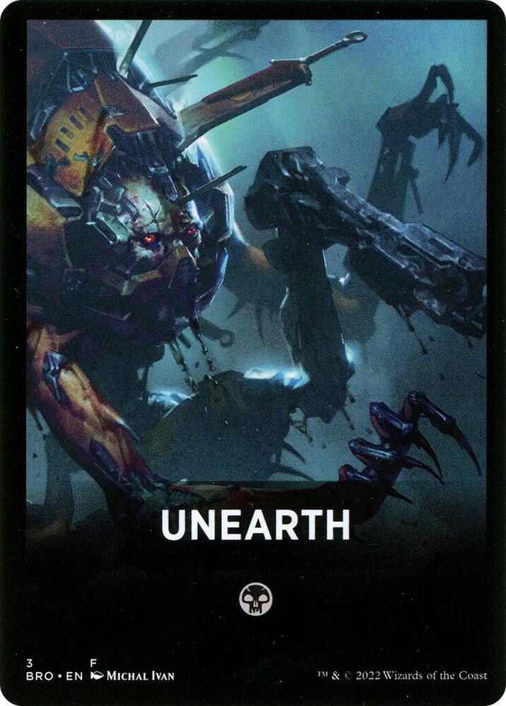 Unearth Theme Card 3 card from The Brothers' War