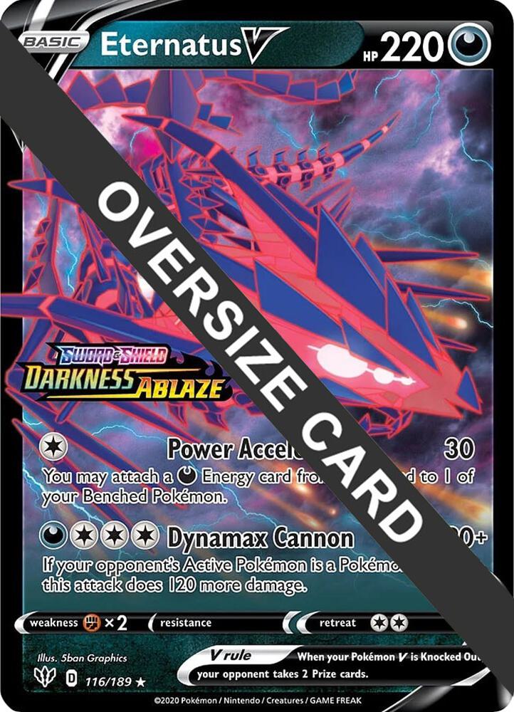Eternatus V 116/189 card from Jumbo Cards