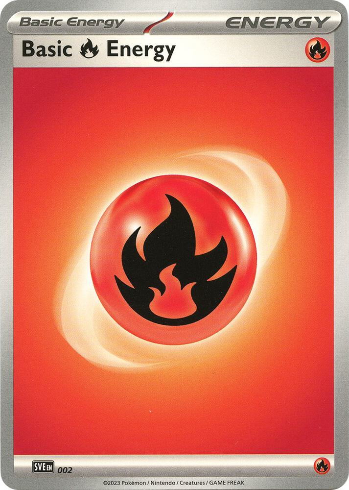 Basic Fire Energy 002 card from SV01: Scarlet & Violet Base Set