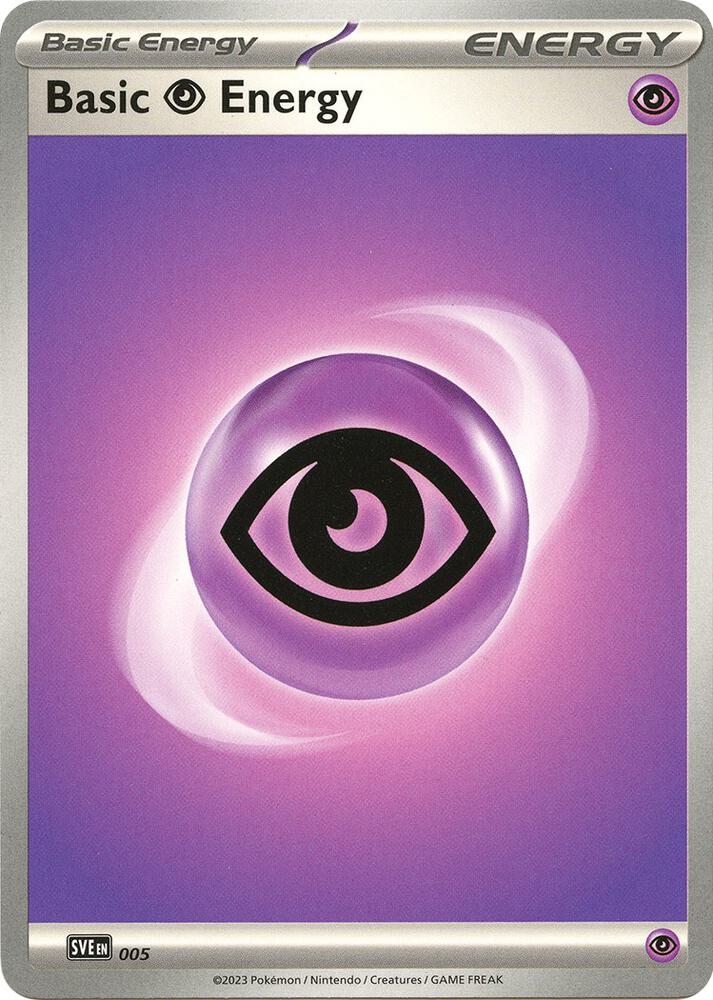 Basic Psychic Energy 005 card from SV01: Scarlet & Violet Base Set