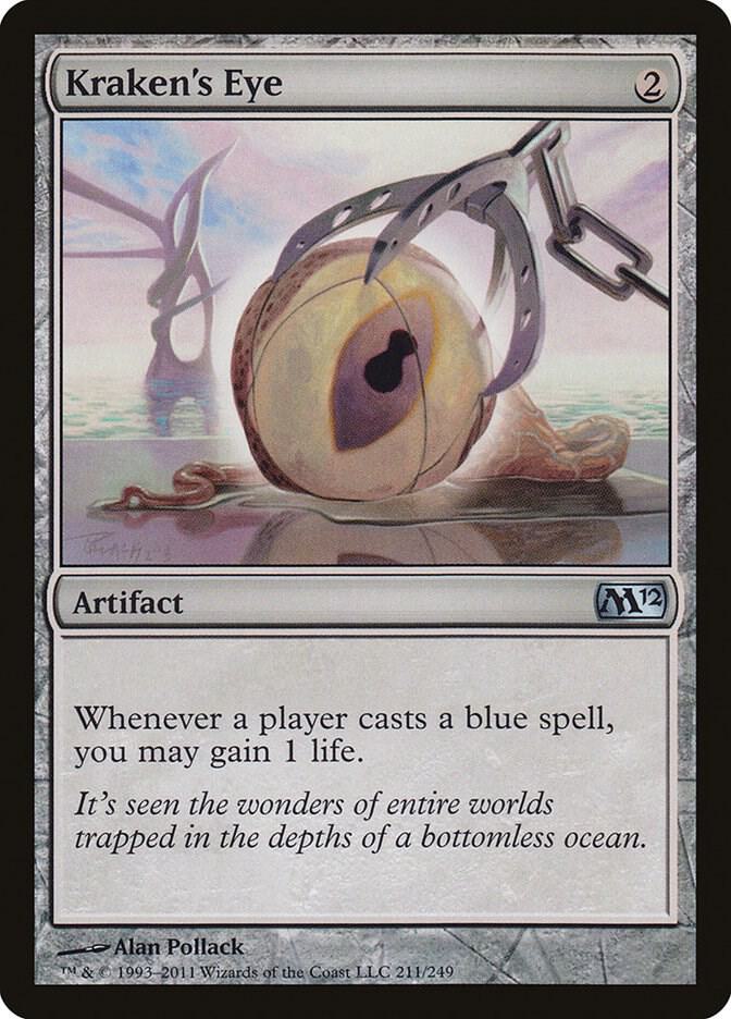 Kraken's Eye 211 card from Magic 2012 (M12)