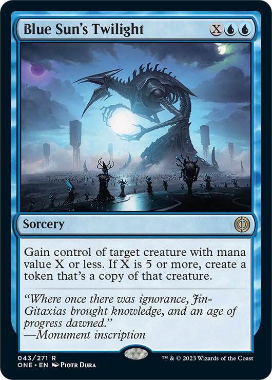 Blue Sun's Twilight 43 card from Phyrexia: All Will Be One