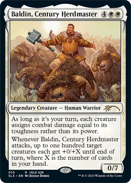 Baldin, Century Herdmaster 10 card from SLX Cards