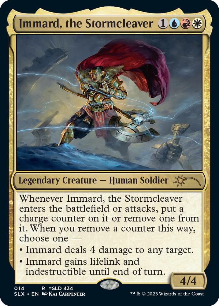 Immard, the Stormcleaver 14 card from SLX Cards