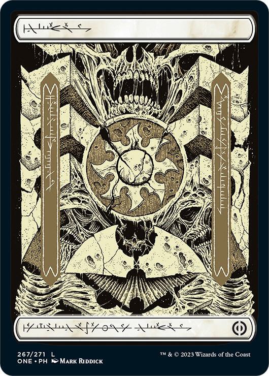 Plains - Full Art 267 card from Phyrexia: All Will Be One
