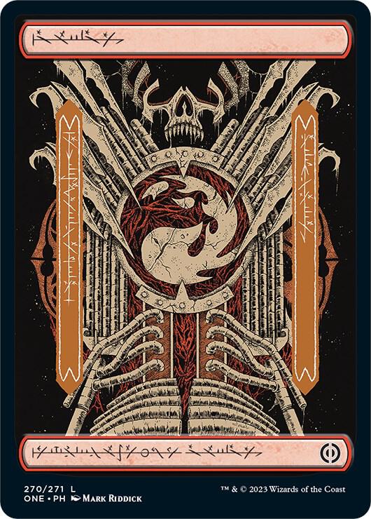 Mountain - Full Art 270 card from Phyrexia: All Will Be One