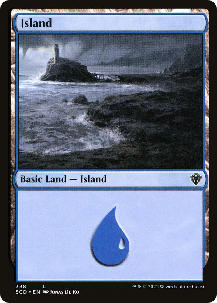 Island 338 card from Starter Commander Decks