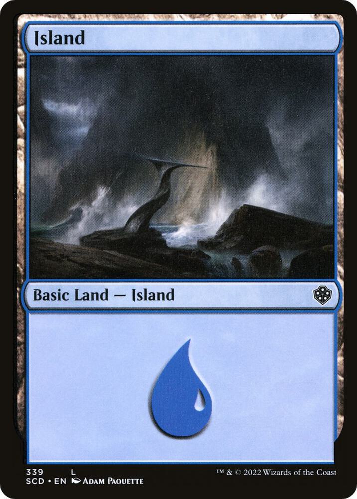 Island 339 card from Starter Commander Decks