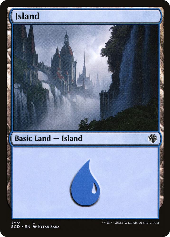 Island 340 card from Starter Commander Decks