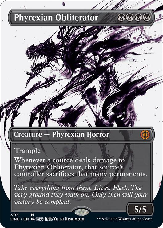 Phyrexian Obliterator (Showcase) 308 card from Phyrexia: All Will Be One
