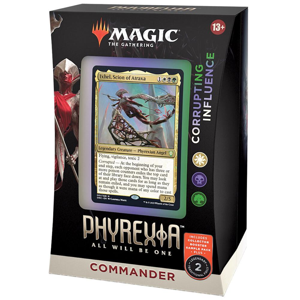 Phyrexia: All Will Be One Commander Deck - Corrupting Influence card from Commander: Phyrexia: All Will Be One
