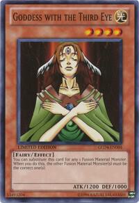 Goddess with the Third Eye GLD4-EN004 card from Gold Series 4: Pyramids Edition