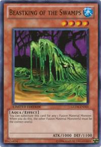 Beastking of the Swamps GLD4-EN005 card from Gold Series 4: Pyramids Edition