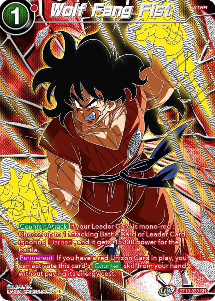 Wolf Fang Fist BT10-030 card from Collector's Selection Vol. 3