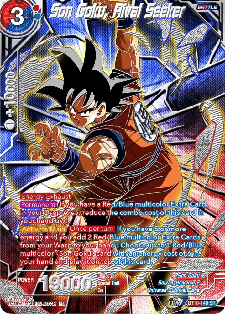 Son Goku, Rival Seeker BT10-148 card from Collector's Selection Vol. 3