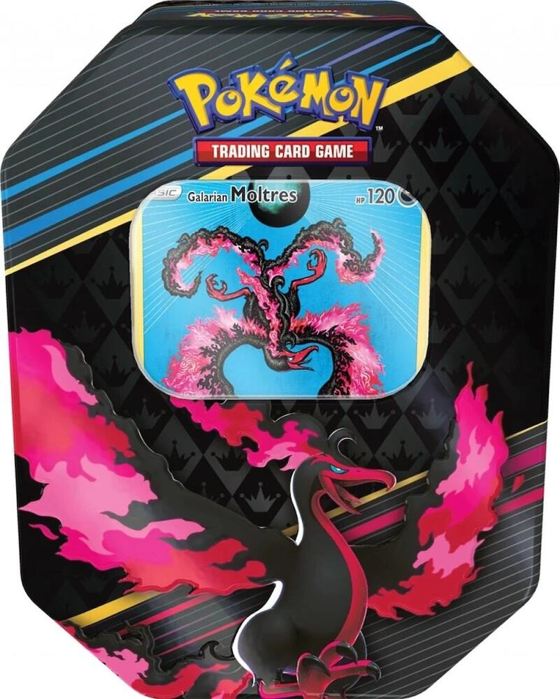 Crown Zenith Tin [Galarian Moltres] (International Version) card from Crown Zenith