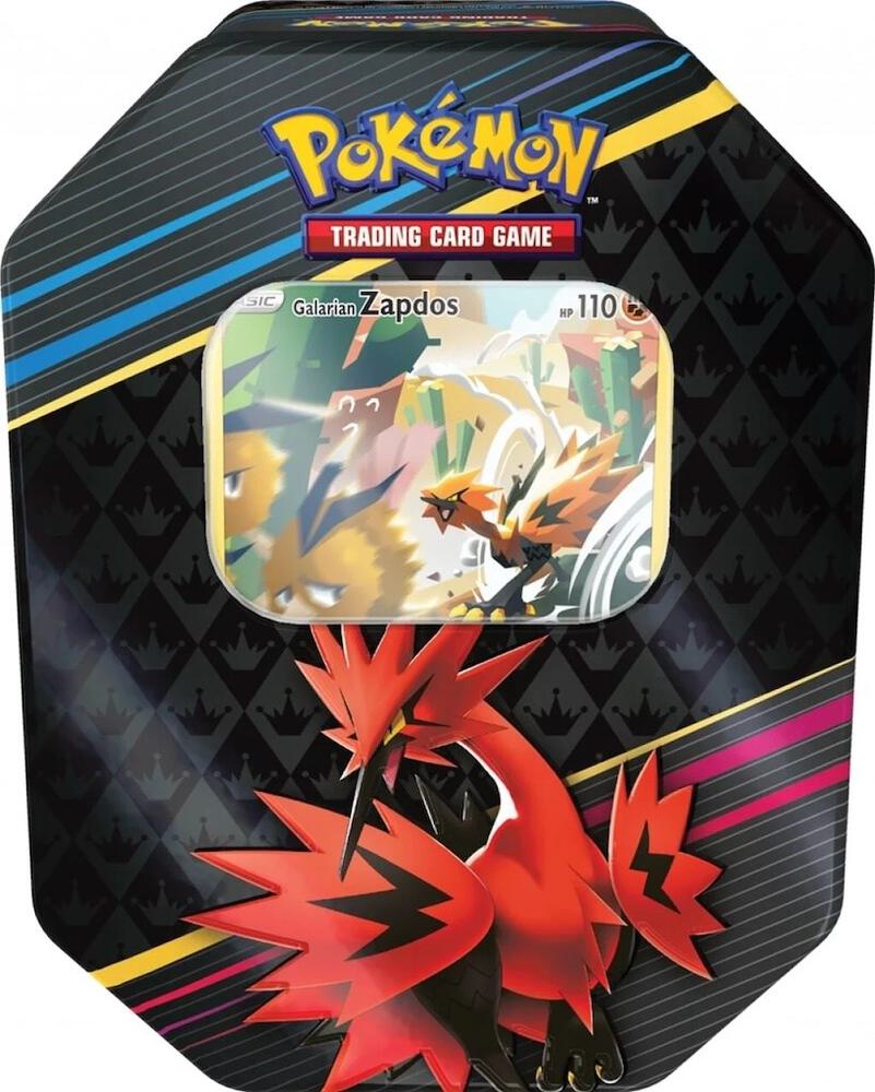 Crown Zenith Tin [Galarian Zapdos] (International Version) card from Crown Zenith