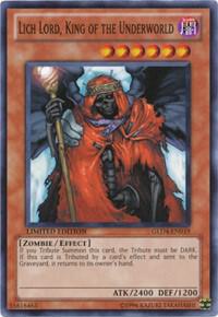 Lich Lord, King of the Underworld GLD4-EN019 card from Gold Series 4: Pyramids Edition