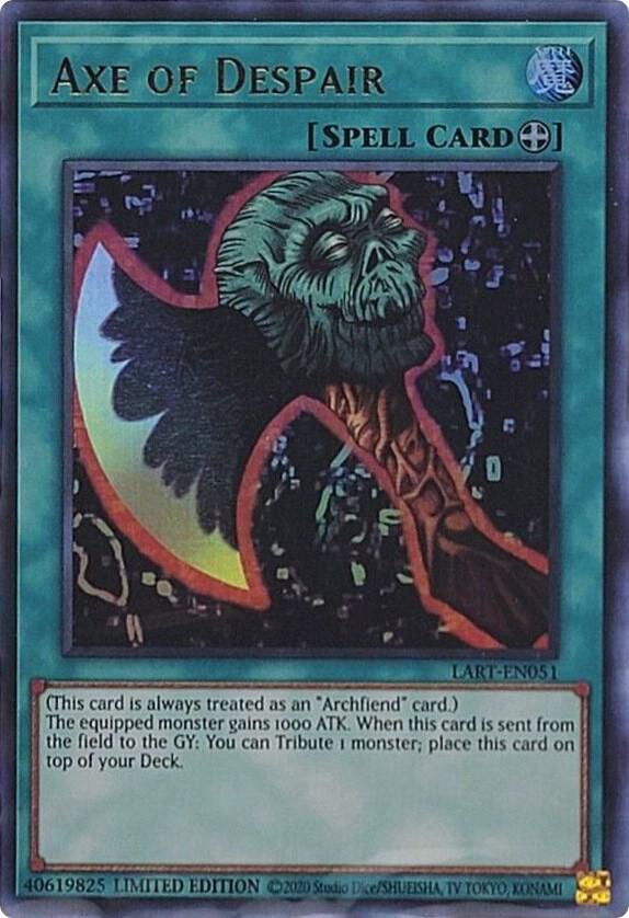 Axe of Despair LART-EN051 card from The Lost Art Promotion