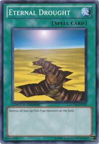 Eternal Drought GLD4-EN033 card from Gold Series 4: Pyramids Edition