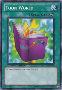 Toon World GLD4-EN036 card from Gold Series 4: Pyramids Edition