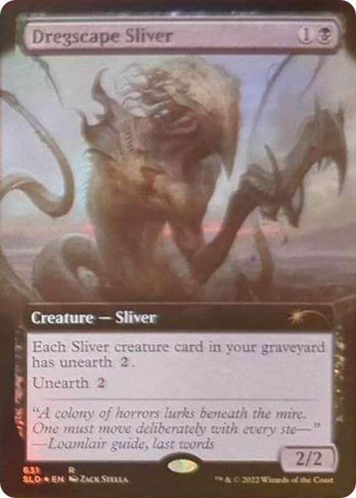 Dregscape Sliver (Extended Art) 631 card from Secret Lair Drop Series