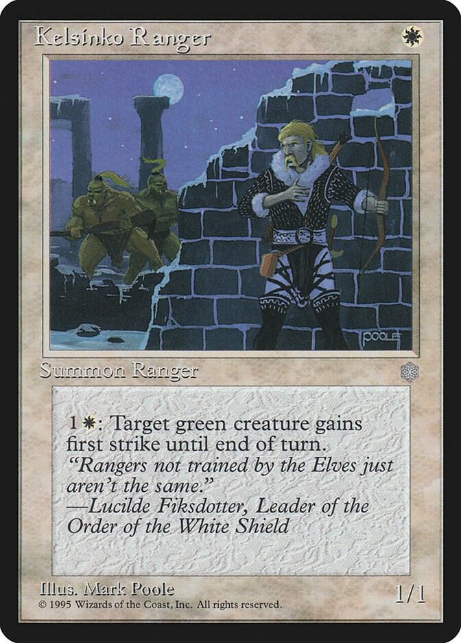 Kelsinko Ranger card from Ice Age