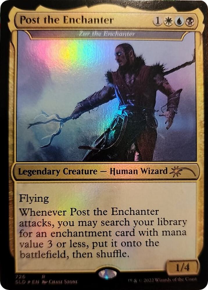 Post the Enchanter - Zur the Enchanter 726 card from Secret Lair Drop Series