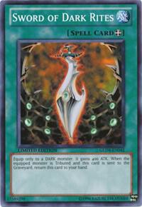 Sword of Dark Rites GLD4-EN042 card from Gold Series 4: Pyramids Edition