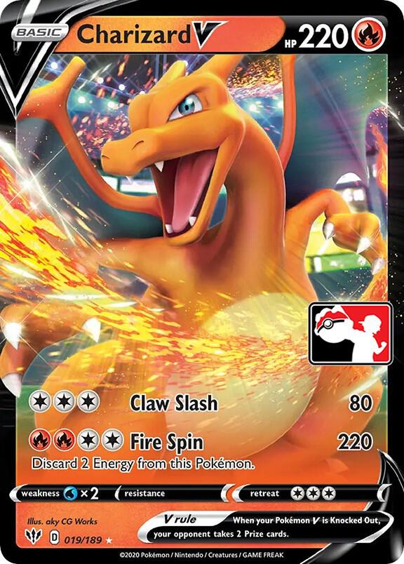 Charizard V (Prize Pack Series 1) 019/189 card from Prize Pack Series Cards