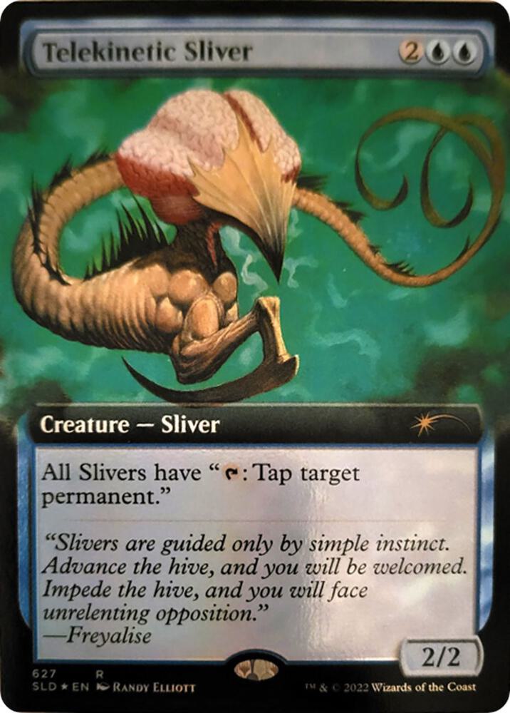 Telekinetic Sliver (Extended Art) 627 card from Secret Lair Drop Series