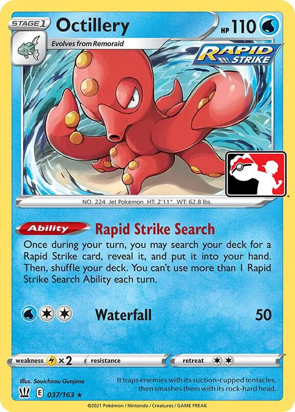 Octillery 037/163 card from Prize Pack Series Cards