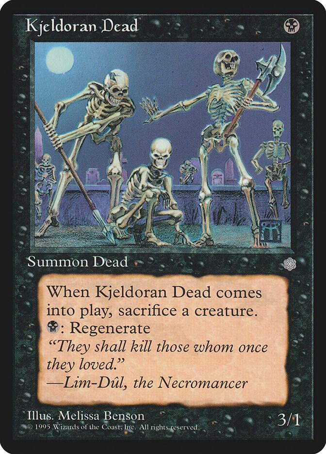 Kjeldoran Dead card from Ice Age