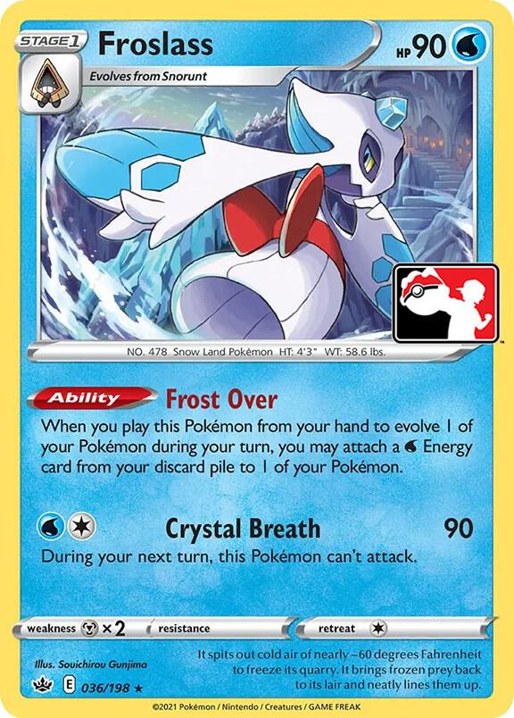 Froslass 036/198 card from Prize Pack Series Cards