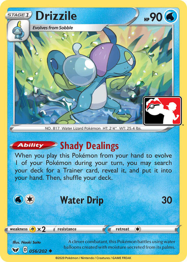 Drizzile 056/202 card from Prize Pack Series Cards