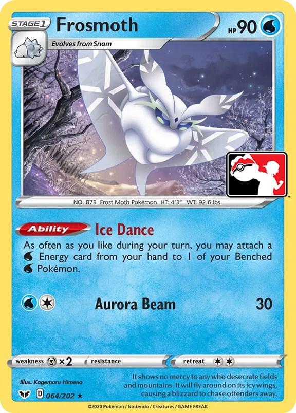Frosmoth 064/202 card from Prize Pack Series Cards